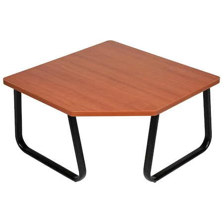 Global Industrial Corner Coffee Table, Cherry Top, 29-1/2 x 29-1/2 238414CY